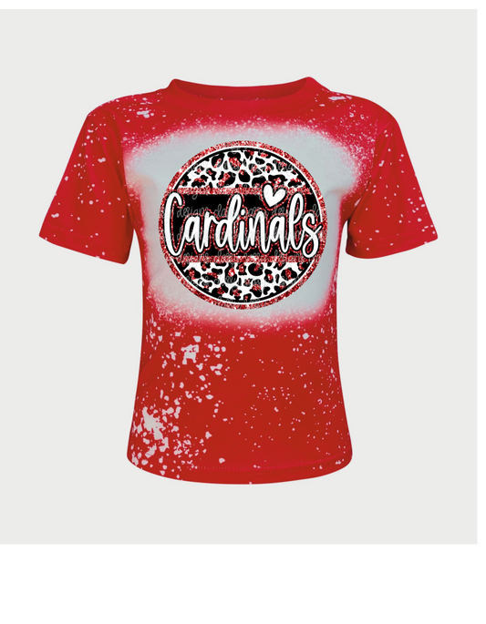 Round Cardinals Bleached shirt
