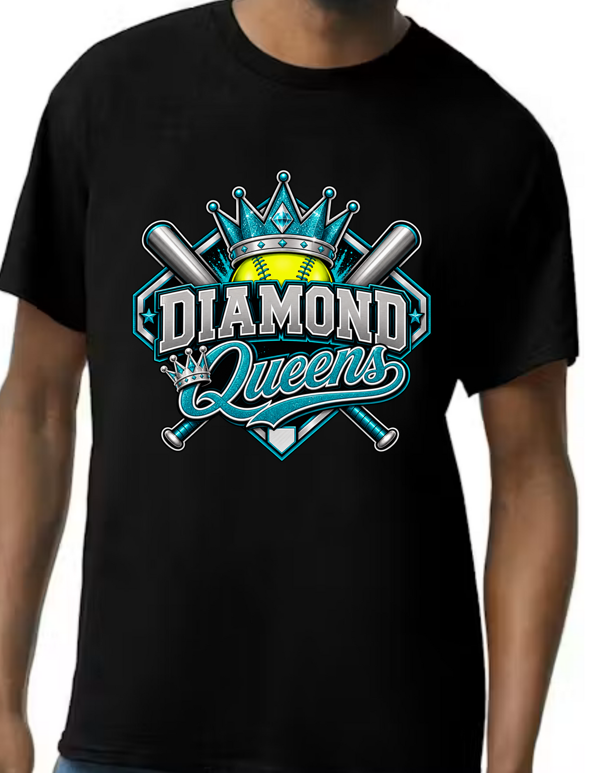 Diamond Queens Sweatshirt FRONT and BACK