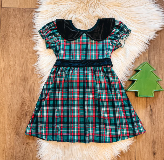 Green Plaid Dress