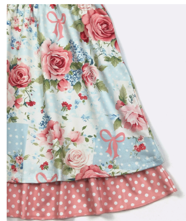 Rose Patch Dress