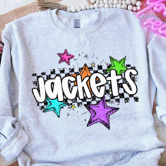 JACKETS - CHECK AND STAR